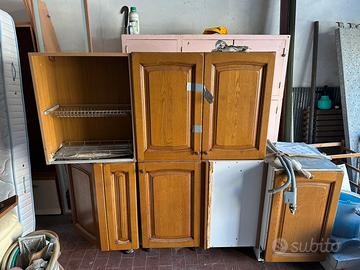 Cucina anni 80/90 lavastoviglie da 45