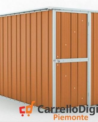deposito attrezzi giardino 175x307 legno chiaro