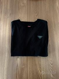 T-shirt Prada nera