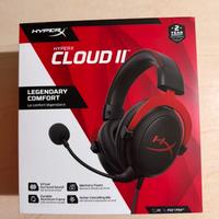 Cuffie HyperX Cloud II come NUOVE