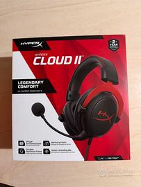 Cuffie HyperX Cloud II come NUOVE
