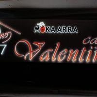 Insegna anni 90 del bar Valentino cm 60 X cm 210