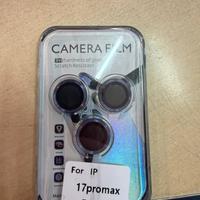 Cerchietti copri telecamere viola iPhone 17 promax