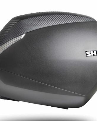 SHAD VALIGIE LATERALI SH36 CON COVER IN CARBON LOO