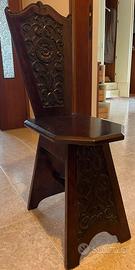 Sgabello, Noce Nazionale, prezzo stock, occasion