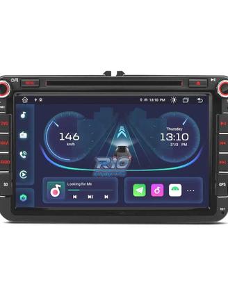 RADIO GPS ANDROID 14 PER VOLKSWAGEN VW GOLF POLO P
