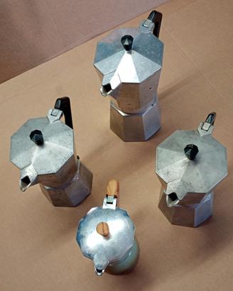 Lotto 4 Caffettiere Moka vintage