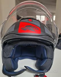 Casco Kappa KV37 Oregon Ready nero, grigio, rosso