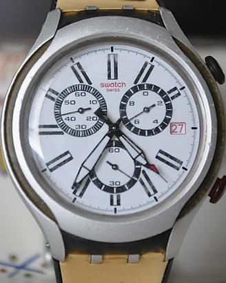 CRONOGRAFO SWATCH "XLITE IRONY" Black Wheel