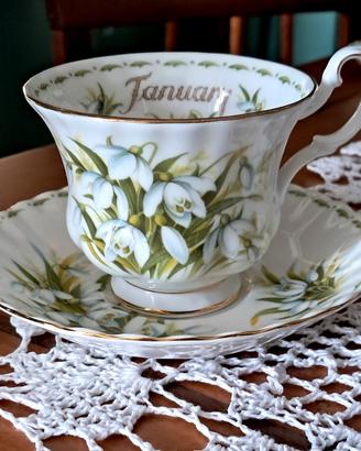 Royal Albert tazza da tè gennaio