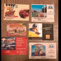 Biglietti vari - motorshow gardaland ecc