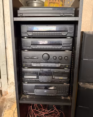 LA PERLA NERA 🖤 – IMPIANTO HI-FI KENWOOD VINTAGE