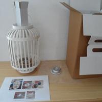 Lampada Design a Led, Ecologica legno,metal,vetro