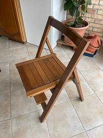 Sedia  pieghevole