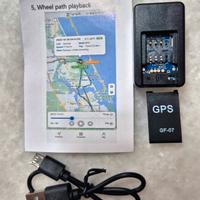🌍 Mini GPS Portatile + Manuale per App + Cavo
