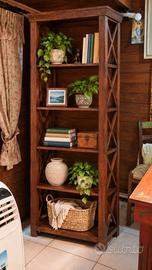 Libreria in legno massello