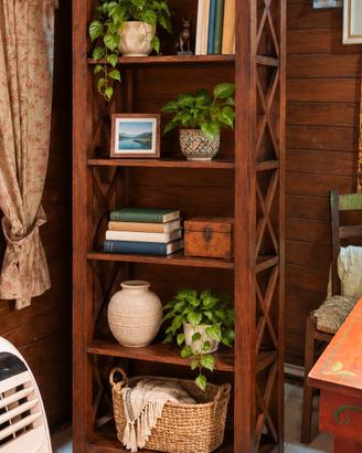 Libreria in legno massello