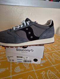 saucony jazz nuove grigie banda nera