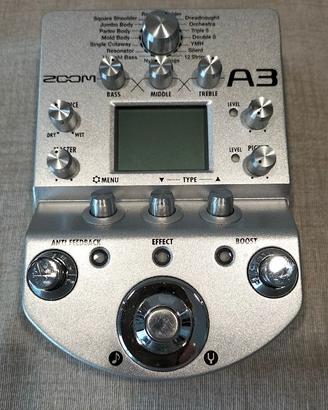 Multieffetto Zoom A3 con Pedale Ernie Ball
