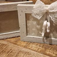 Cornici in legno shabby chic 