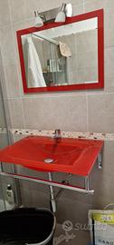 Lavabo bagno con specchio  moderno