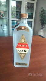 Gilbey's Gin bottiglia vintage '50 no whisky 
