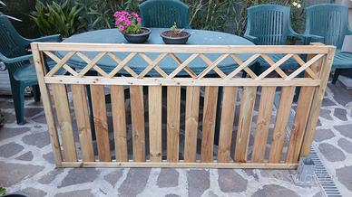 Recinzione in legno