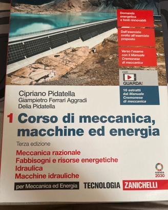 Libro corso di meccanica, macchine ed energia 1