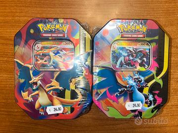 Tin sealed Mega Charizard ex  X e Y