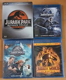 Lotto 6 film Bluray Jurassik Park e Jurassik World