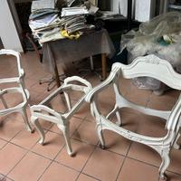 Struttura sedie vintage