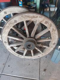 Ruote di carro e inferriate