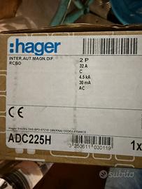 Salvavita magnetotermico 32 A