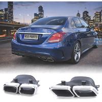 TERMINALI DI SCARICO LOOK AMG C63 MERCEDES W205 14
