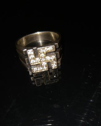 militaria tedesca NSDAP Waffen SS anello expertise