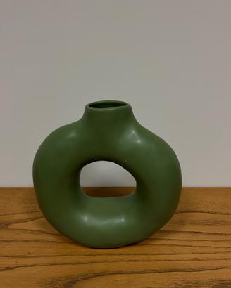 vaso verde opaco