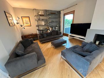 Salotto Divani e Poltrona B&B Italia mod. SOLO