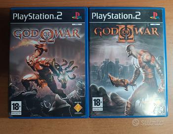 God of War I e II PS2 - ITA PAL Prime Stampe
