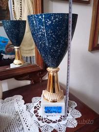 Coppa per centrotavola azzurra
