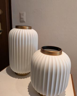 Coppia di Lampade Abatjour Design Ledkia