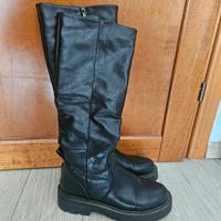 Stivali donna in pelle