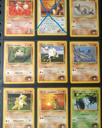 Lotto Gym Heroes carte comuni e non comuni