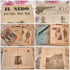 LOTTO 3 RIVISTE D'EPOCA - AVIAZIONE E GUERRA