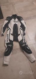 tuta stivali guanti in pelle moto