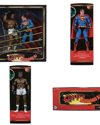 NECA SUPERMAN VS MUHAMMAD ALI 2 -PACK 7” DC COMICS