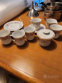 servizio caffè ceramica tedesca vintage 