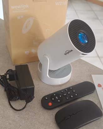 Proiettore Wowlink con WiFi 6 Bluetooth 5.4 Nuovo 