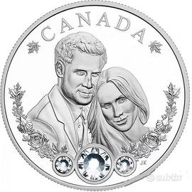 Moneta per le nozze reali Harry e Meghan Markle