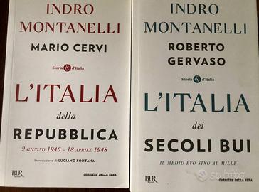 2 volumi di Storia d'Italia di Montanelli
