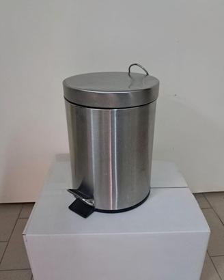 Pattumiera Pedale Inox Satinato 3L/5L